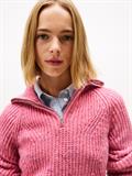 TJW NEP 1/4 ZIP SWEATER mystic pink