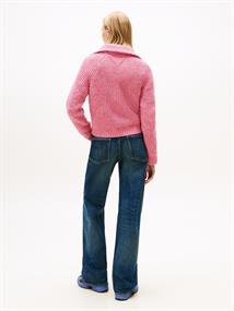 TJW NEP 1/4 ZIP SWEATER mystic pink