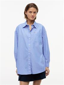 TJW OVS ESSENTIAL SHIRT EXT noble blue - stripe