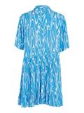 TJW PSYCHEDELIC SHIRT DRESS blue psychedelic print