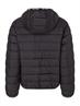 TJW QUILTED TAPE HOODED JACKET black