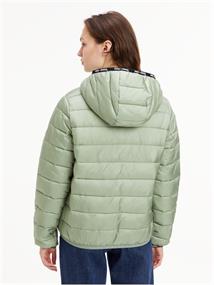 TJW QUILTED TAPE HOODED JACKET dusty sage