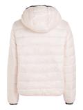 TJW QUILTED TAPE HOODED JACKET faint pink