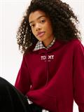 TJW REG ESS LOGO 2 HOODIE EXT lavish cerise
