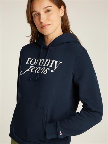 TJW REG ESS LOGO HOODIE EXT dark night navy