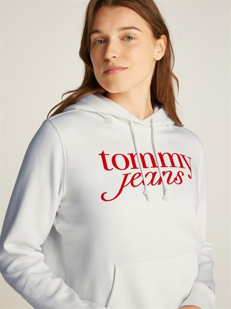 TJW REG ESS LOGO HOODIE EXT ecru