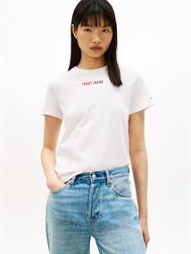 TJW REG ESSENTIAL LOGO 2 TEE EXT ecru