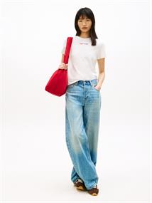 TJW REG ESSENTIAL LOGO 2 TEE EXT ecru