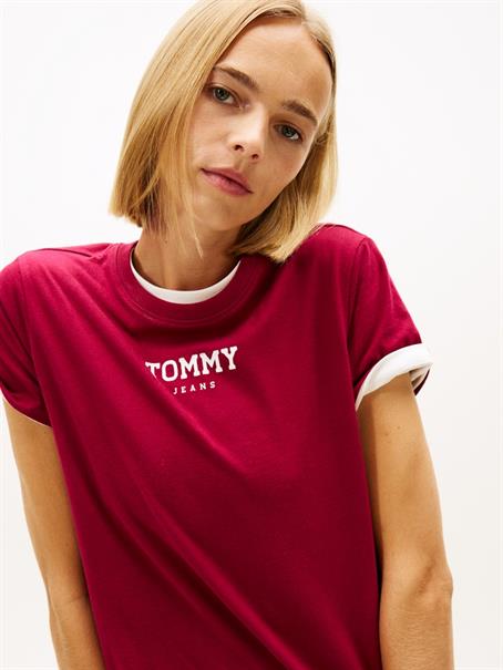 TJW REG ESSENTIAL LOGO 2 TEE EXT lavish cerise