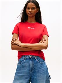 TJW REG ESSENTIAL LOGO 2 TEE EXT red alert