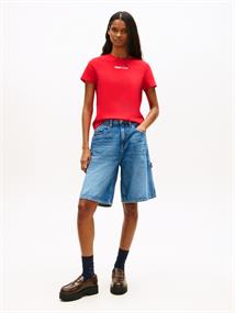 TJW REG ESSENTIAL LOGO 2 TEE EXT red alert
