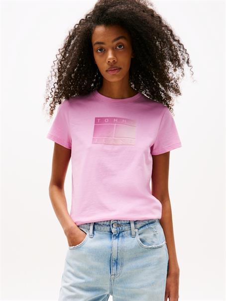 TJW REG GRADIENT FLAG SS carnival pink