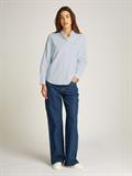 TJW REG OXFORD SHIRT sweet blue-white stripe