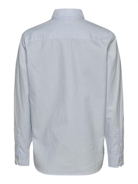 TJW REG OXFORD SHIRT sweet blue-white stripe