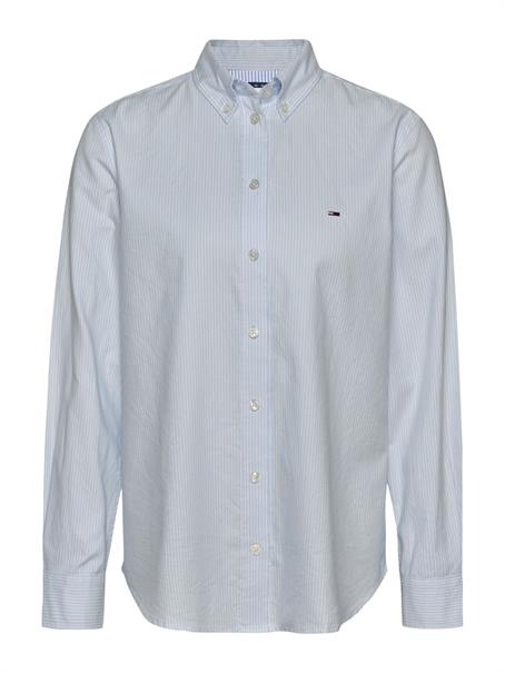 TJW REG OXFORD SHIRT sweet blue-white stripe