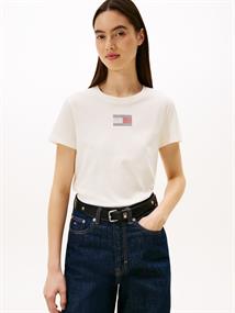 TJW REG PARTY FLAG TEE EXT ancient white