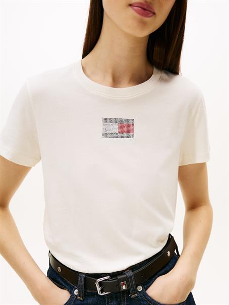 TJW REG PARTY FLAG TEE EXT ancient white