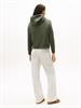 TJW REG S FLAG HOODIE pewter green