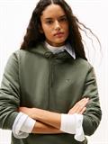 TJW REG S FLAG HOODIE pewter green