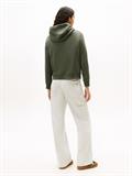 TJW REG S FLAG HOODIE pewter green