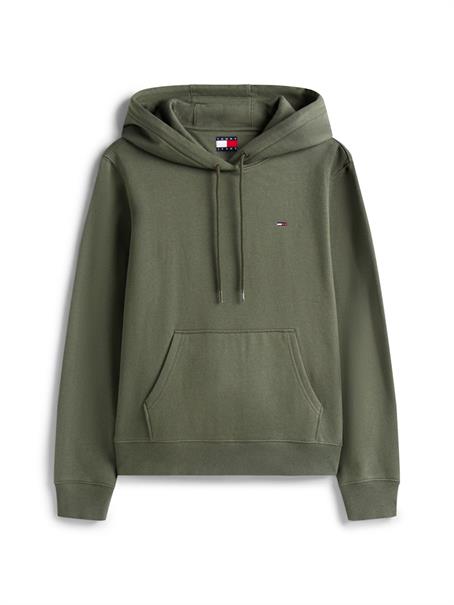 TJW REG S FLAG HOODIE pewter green