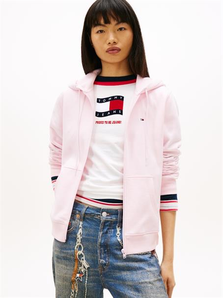 TJW REG S FLAG ZIP THRU pearly pink