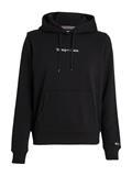 TJW REG SERIF LINEAR HOODIE black