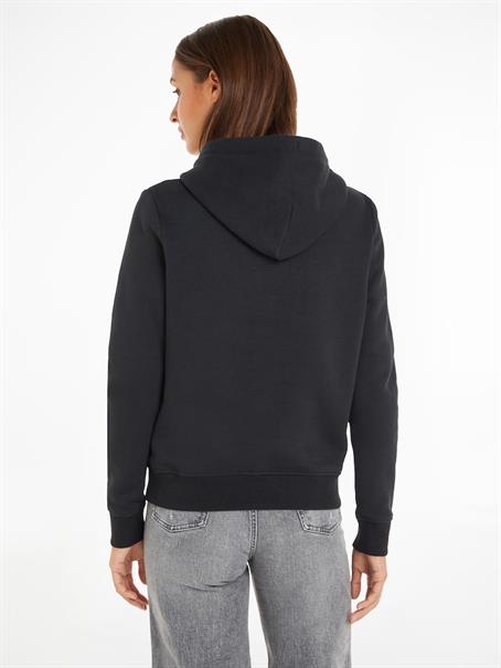 TJW REG SERIF LINEAR HOODIE black
