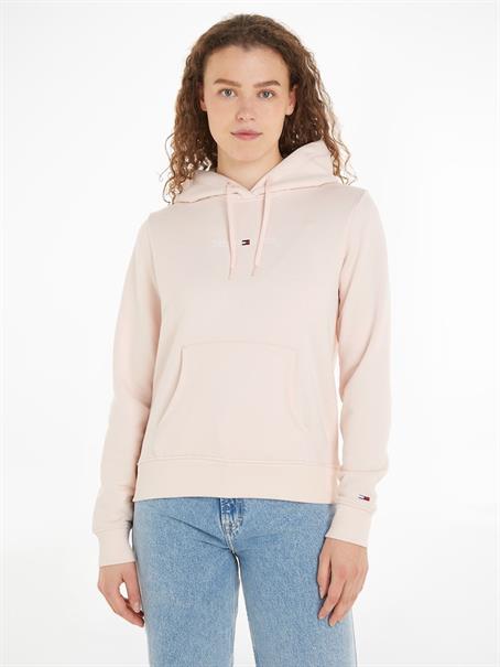 TJW REG SERIF LINEAR HOODIE faint pink