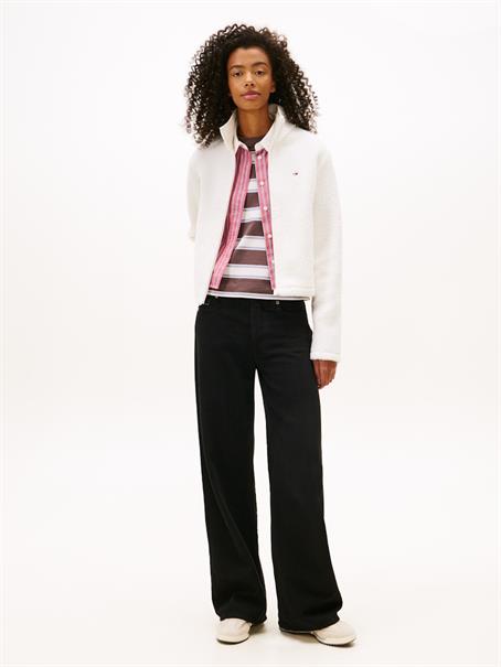 TJW REG SH S-FLAG TEDDY ZIP THRU ancient white