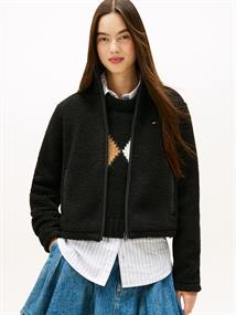 TJW REG SH S-FLAG TEDDY ZIP THRU black