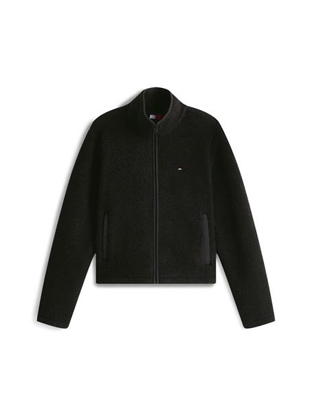 TJW REG SH S-FLAG TEDDY ZIP THRU black