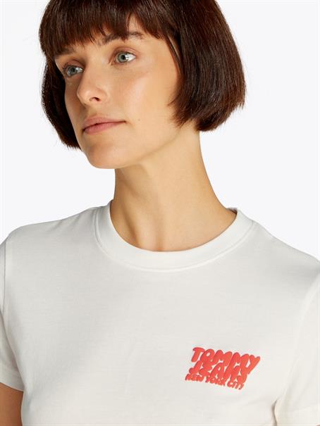 TJW REG TJ BUBBLE TEE ecru