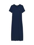 TJW RIB BODYCON MIDI DRESS dark night navy