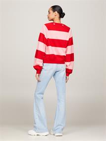 TJW RLX LETTERMAN STRP CREW EXT tickled pink - multi
