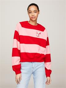 TJW RLX LETTERMAN STRP CREW EXT tickled pink - multi