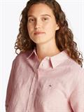 TJW RLX LINEN SHIRT precious pink-stripe