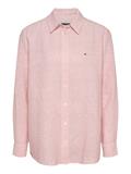 TJW RLX LINEN SHIRT precious pink-stripe