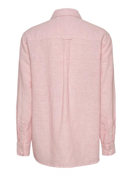 TJW RLX LINEN SHIRT precious pink-stripe