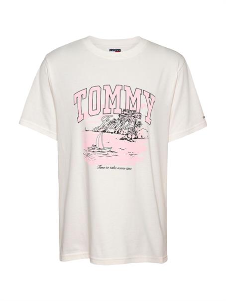 TJW RLX TONAL TROPICS TEE ecru