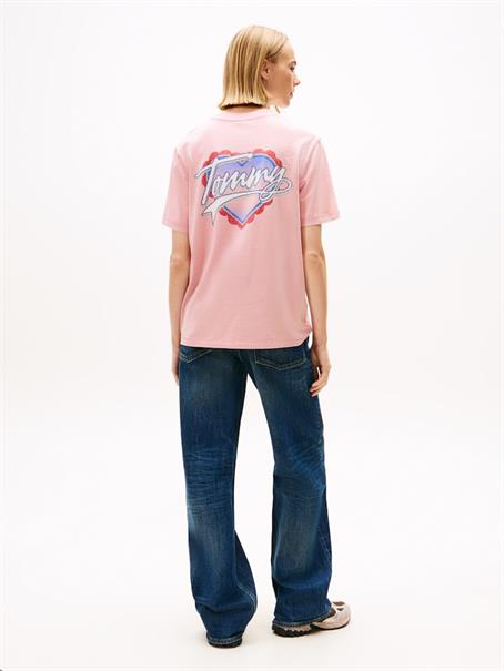 TJW RLX WASH TJ HEART TEE EXT mystic pink