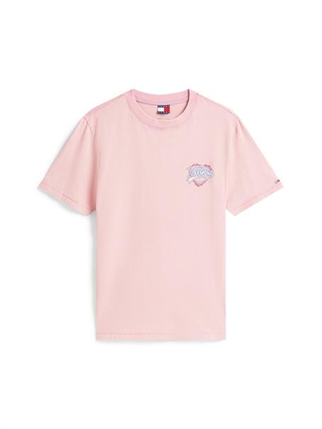 TJW RLX WASH TJ HEART TEE EXT mystic pink