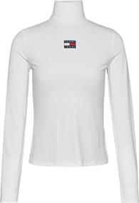 TJW SLIM BADGE TURTLENECK white