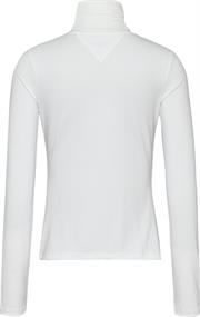 TJW SLIM BADGE TURTLENECK white