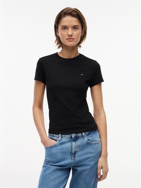 TJW SLIM C-NECK TEE black