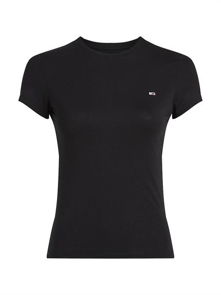 TJW SLIM C-NECK TEE black