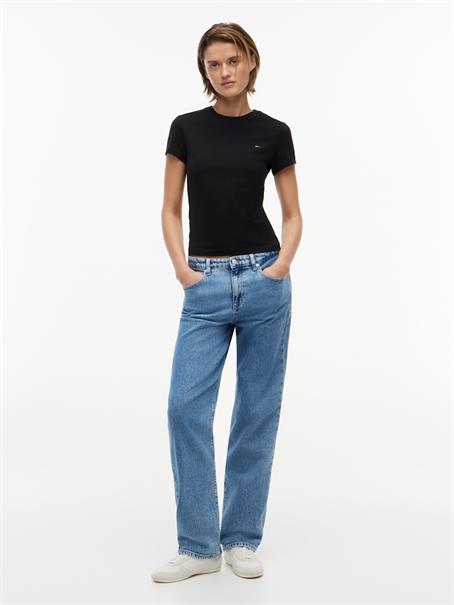 TJW SLIM C-NECK TEE black