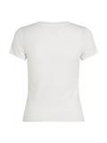 TJW SLIM C-NECK TEE ecru