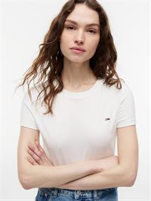 TJW SLIM C-NECK TEE ecru