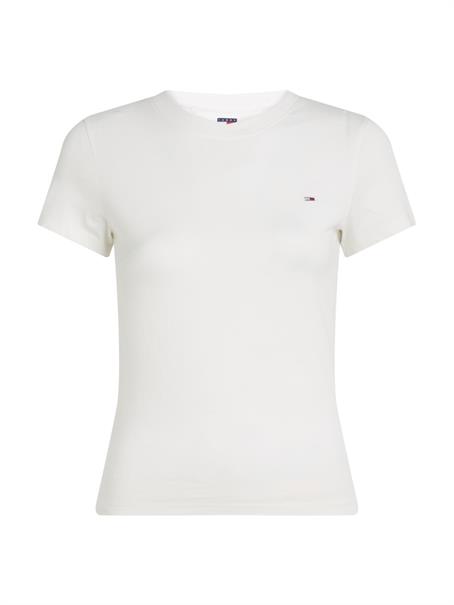 TJW SLIM C-NECK TEE ecru